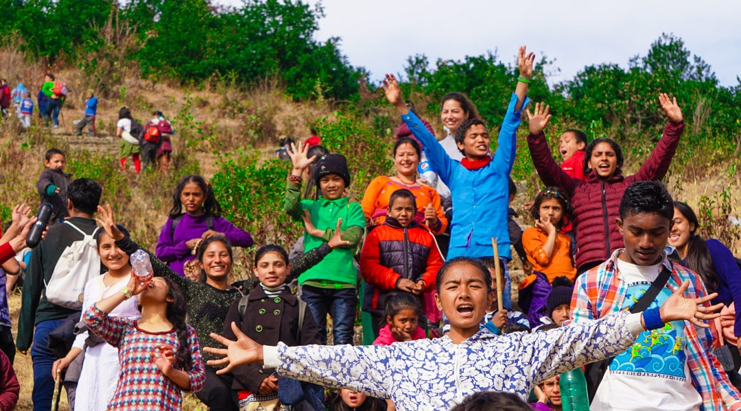 支持尼泊尔儿童的教育