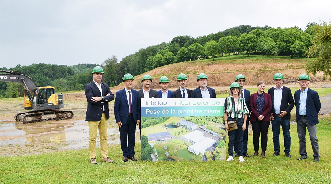 为位于Puycapel的新Interscience工厂和研发中心举行奠基仪式